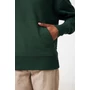 Kép 26/58 - Iqoniq Yoho relaxed újrahasznosított pamut kapucnis pulóver forest green S Unisex