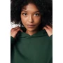 Kép 20/58 - Iqoniq Yoho relaxed újrahasznosított pamut kapucnis pulóver forest green XS Unisex