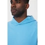 Kép 74/128 - Iqoniq Yoho relaxed újrahasznosított pamut kapucnis pulóver tranquil blue XXL Unisex