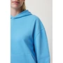Kép 71/128 - Iqoniq Yoho relaxed újrahasznosított pamut kapucnis pulóver tranquil blue XXXL Unisex