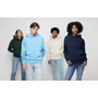 Kép 102/128 - Iqoniq Yoho relaxed újrahasznosított pamut kapucnis pulóver tranquil blue XXXL Unisex