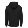 Kép 4/9 - Iqoniq Abisko újrahaszn. pamut cipzáras kapucnis pulóver fekete 5XL Unisex