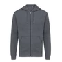 Kép 2/28 - Iqoniq Abisko újrahaszn. pamut cipzáras kapucnis pulóver heather anthracite L Unisex