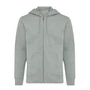 Kép 2/34 - Iqoniq Abisko újrahaszn. pamut cipzáras kapucnis pulóver heather green XL Unisex
