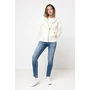 Kép 16/36 - Iqoniq Abisko újrahaszn. pamut cipzáras kapucnis pulóver natural raw L Unisex