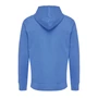 Kép 4/22 - Iqoniq Abisko újrahaszn. pamut cipzáras kapucnis pulóver heather blue L Unisex