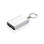 Kép 2/12 - 1000 mAh kulcstartó powerbank ezüst színű  