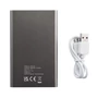 Kép 3/9 - 4000 mAh powerbank kőszén, fehér  