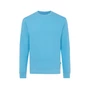 Kép 2/11 - Iqoniq Zion újrahaszn. pamut pulóver kerek nyakkivágással tranquil blue XXL Unisex