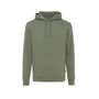 Kép 2/97 - Iqoniq Torres újrahaszn. pamut kapucnis pulóver festetlen heather green L Unisex